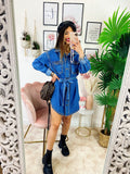 Abito Denim con borchie - R.a. Boutique 