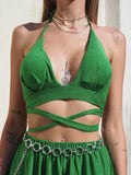 Completo top e gonna verde - R.a. Boutique 