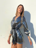 Abito glam night silver - R.a. Boutique 