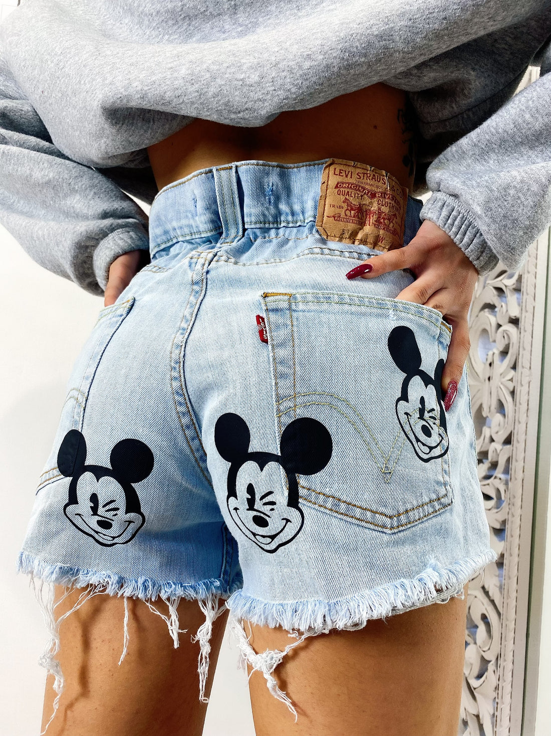 Short Levi’s Vintage bagno chiaro con stampe - R.a. Boutique 