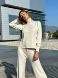 Completo Maglia e pantalone quality beige - R.a. Boutique 