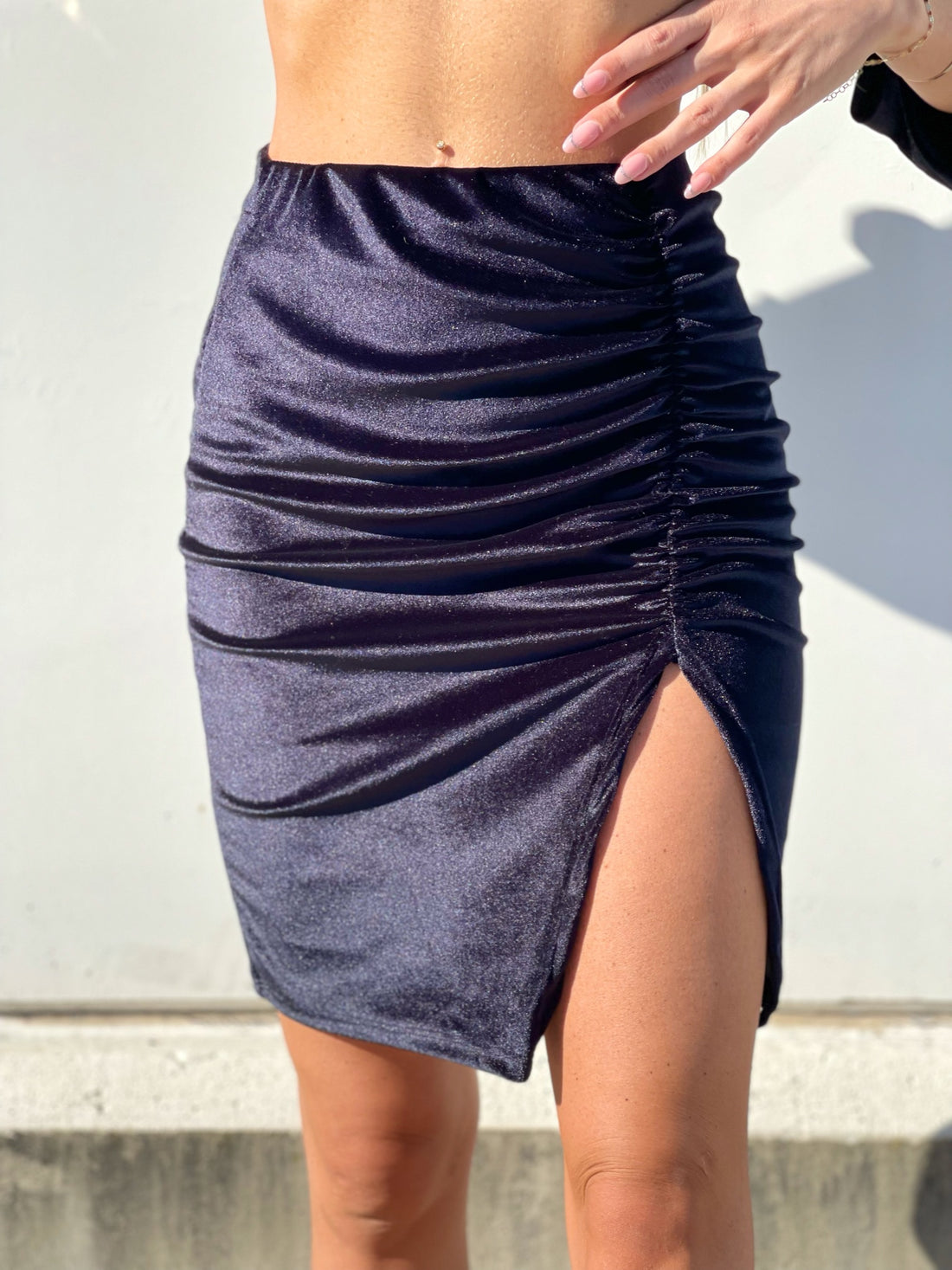 Completo in camoscio nero - R.a. Boutique 