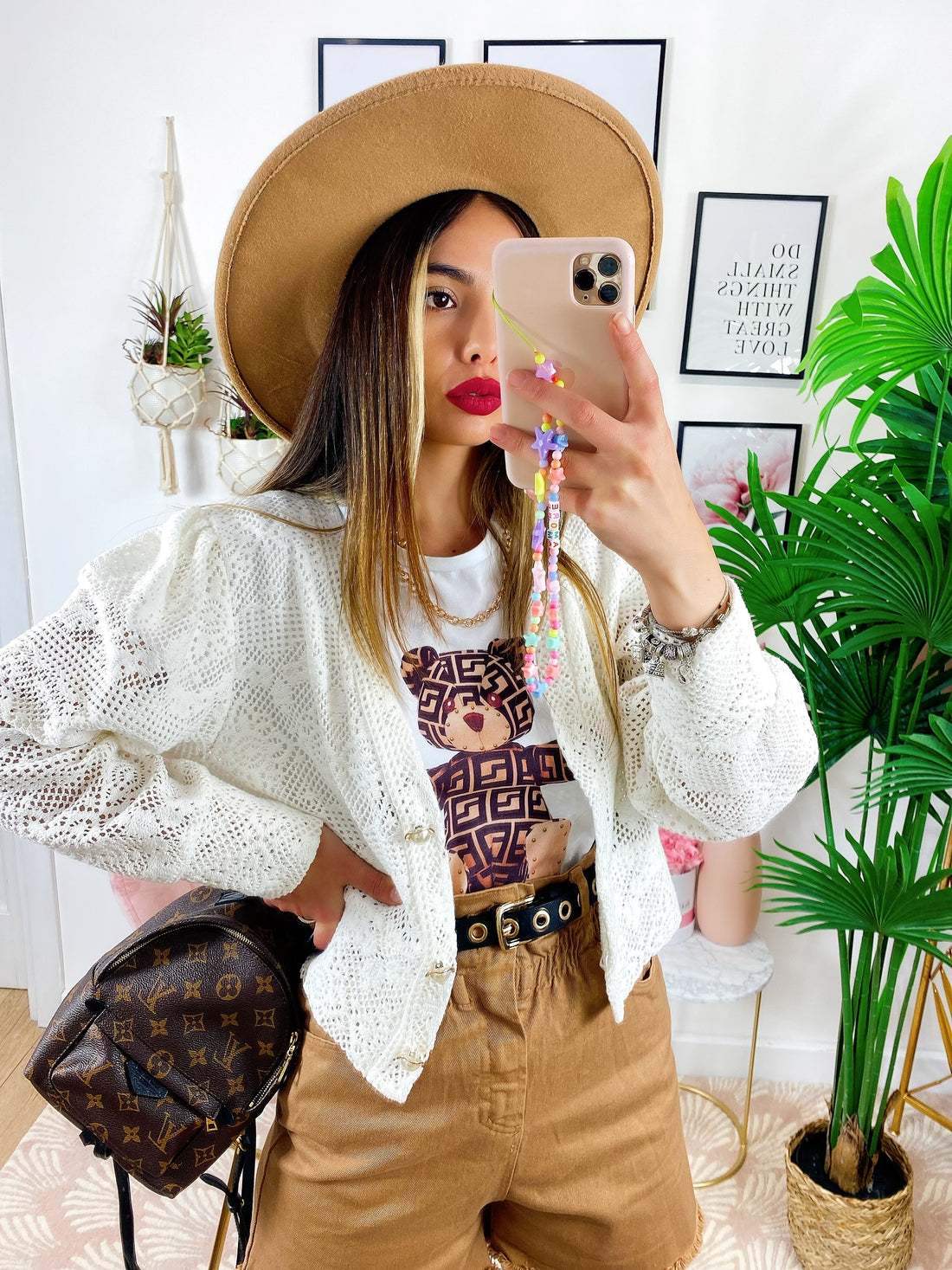 Cardigan corto traforato - R.a. Boutique 