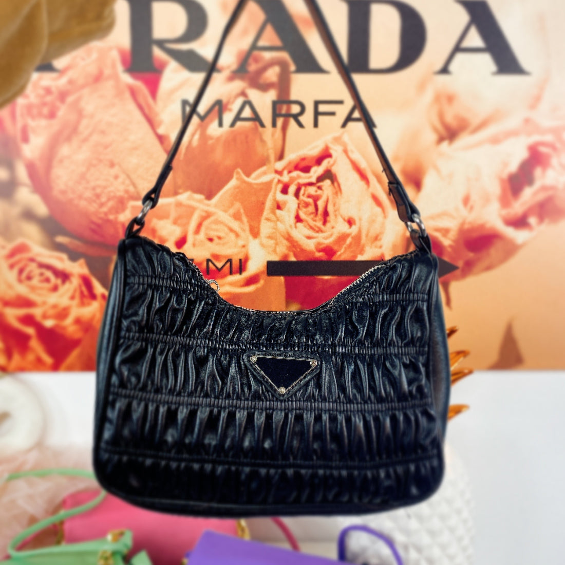 Pochette a mano nera - R.a. Boutique 