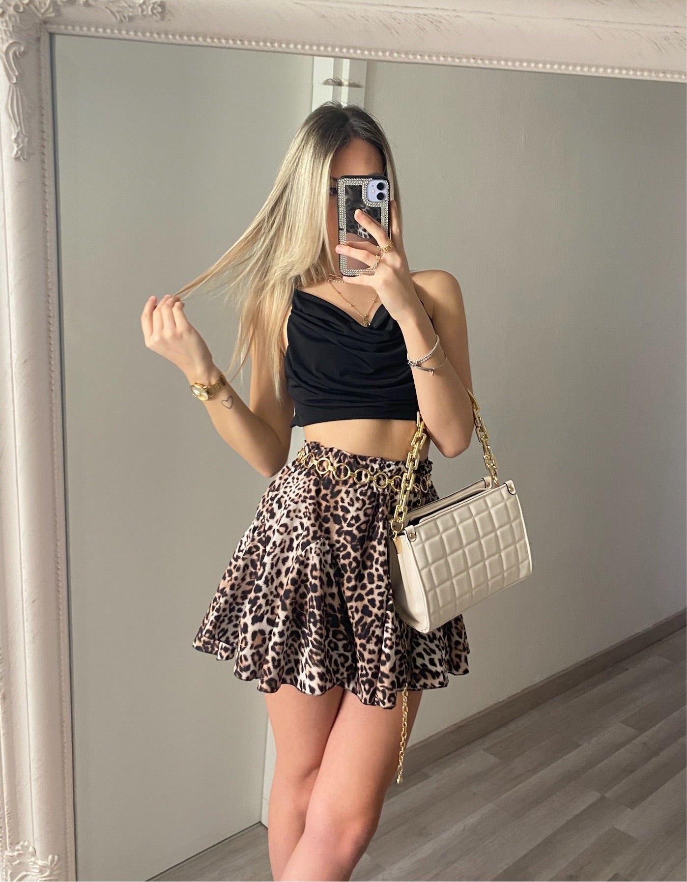 Gonna a ruota animalier - R.a. Boutique 