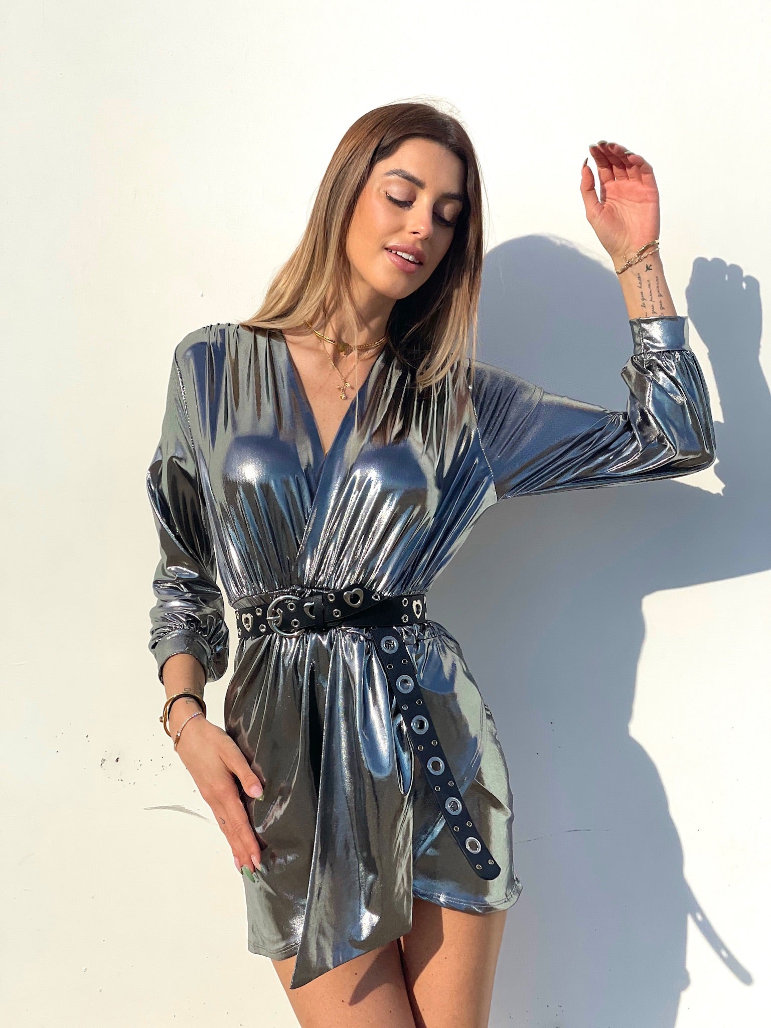 Abito glam night silver - R.a. Boutique 