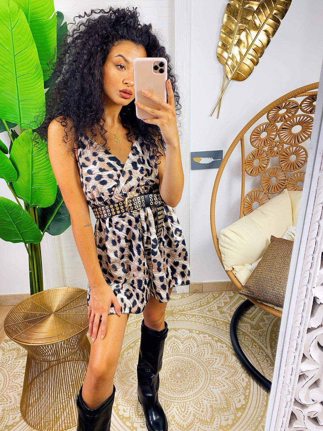 Tutina maculata trama larga in raso - R.a. Boutique 