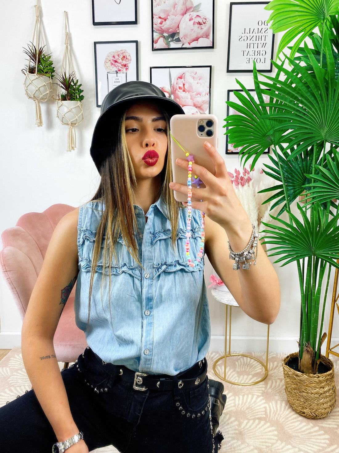 Blusa in jeans leggera - R.a. Boutique 