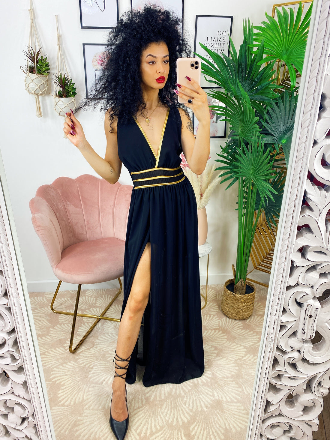 Abito Atene Nero - R.a. Boutique 