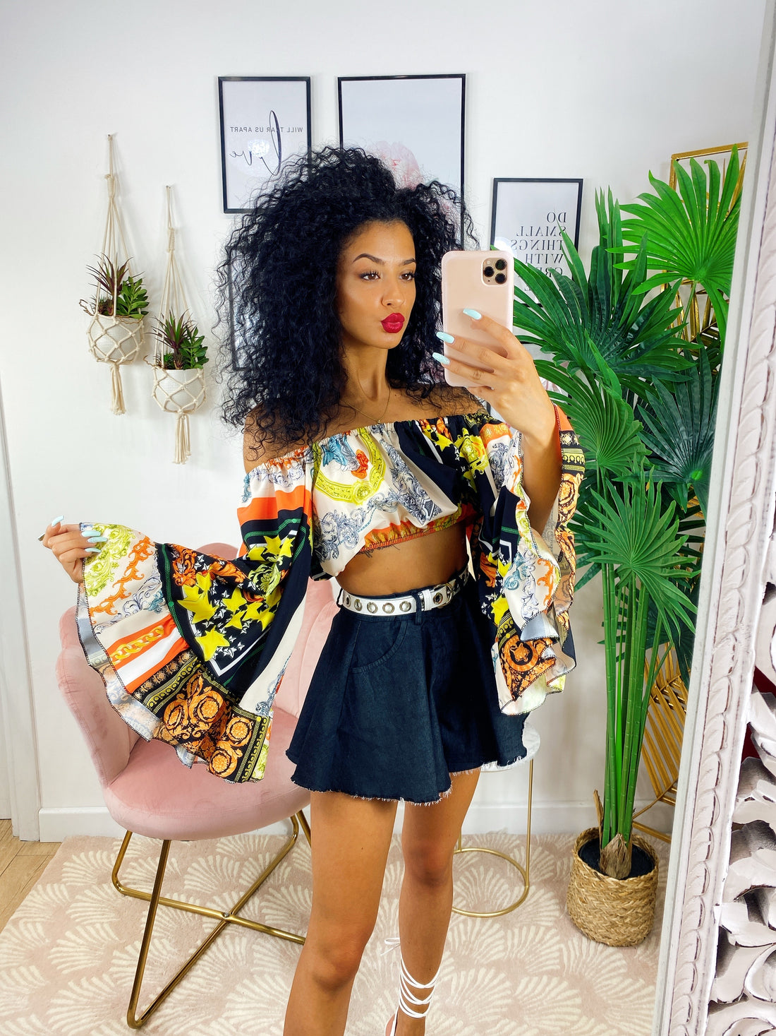 Top etnico manica larga - R.a. Boutique 