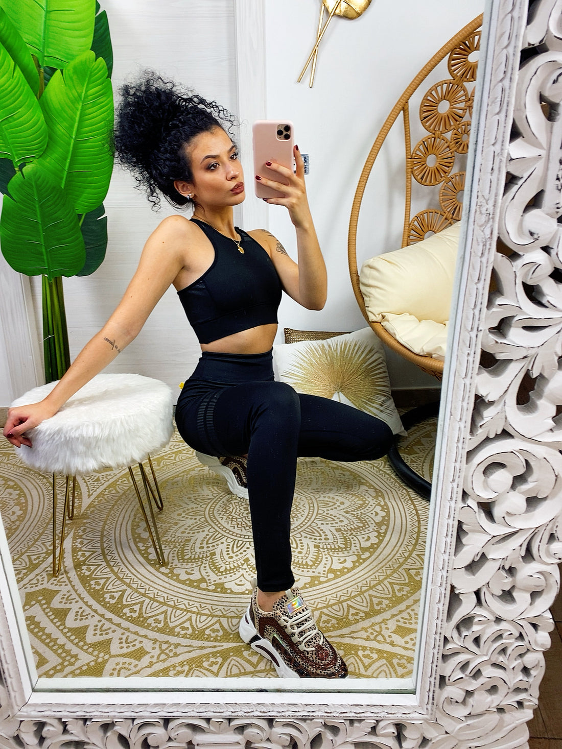 Set tuta sportiva nera - R.a. Boutique 