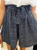 Short a pois con fiocco - R.a. Boutique 