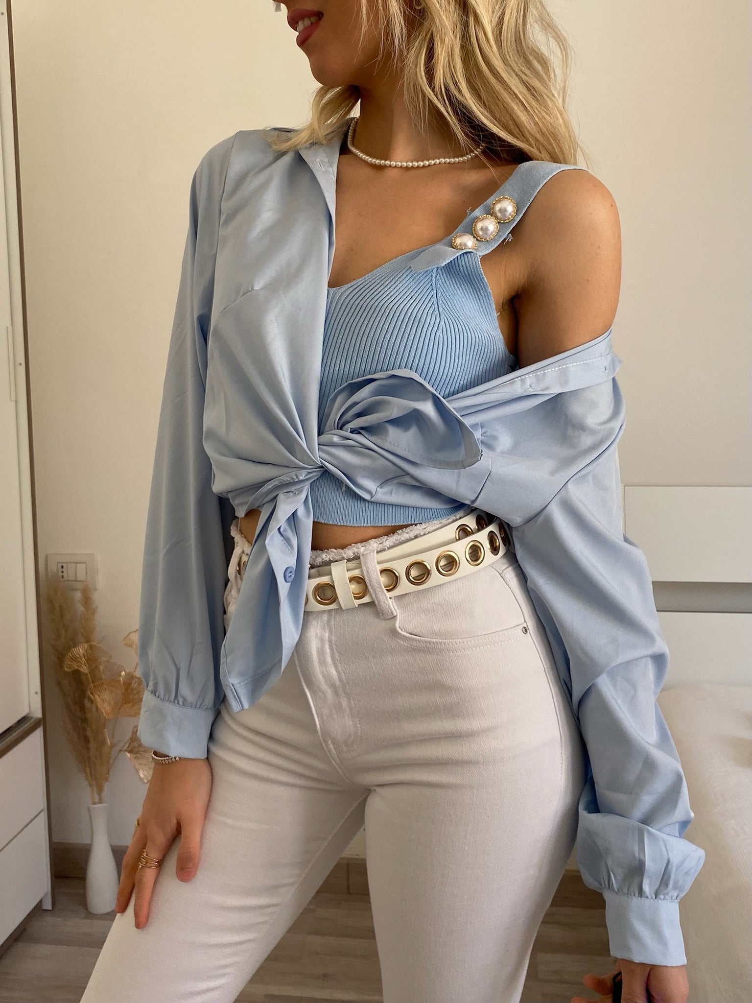 Top più camicia carta da zucchero - R.a. Boutique 