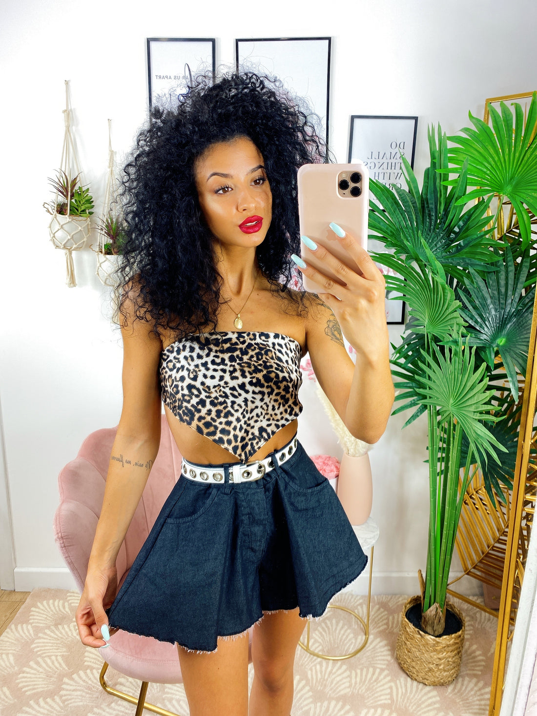 Top stampa bandana Maculato - R.a. Boutique 