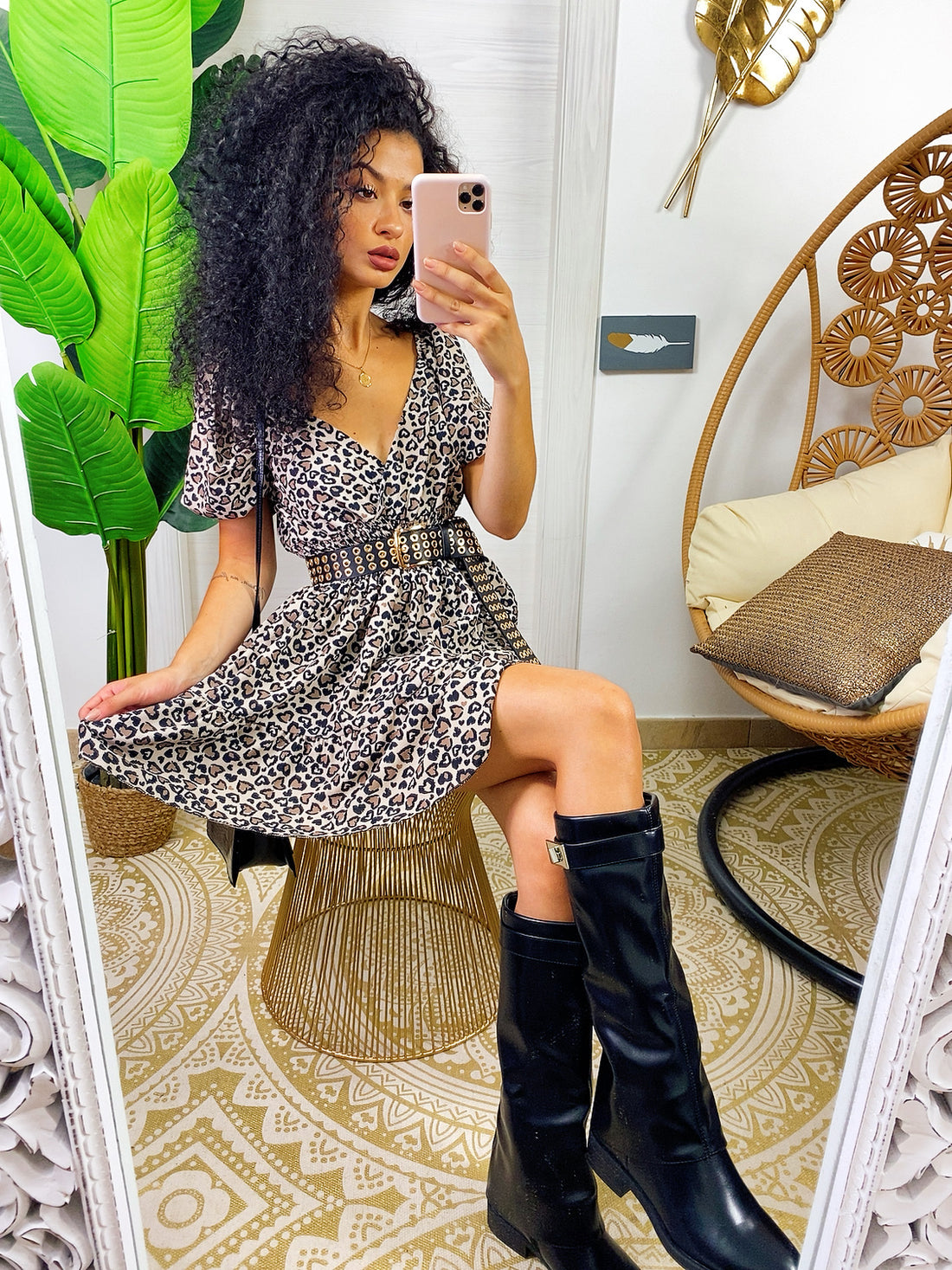 Abito maculato a cuori - R.a. Boutique 