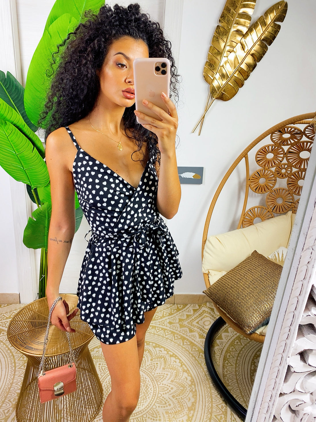 Tutina a cuori nera - R.a. Boutique 