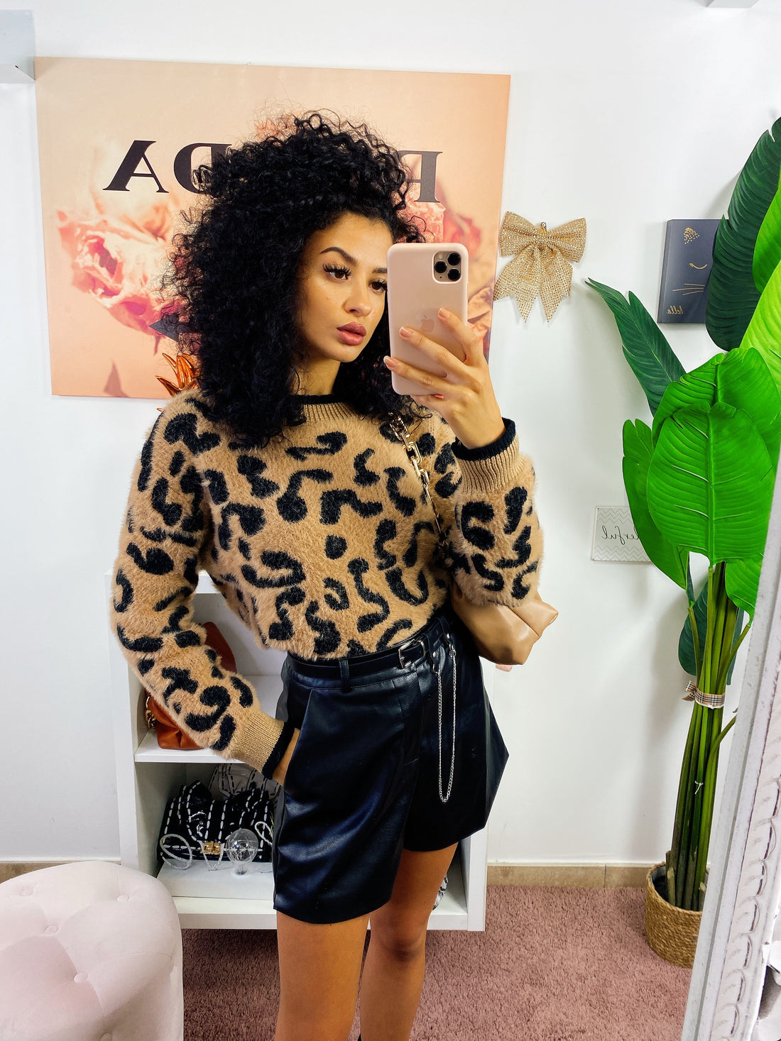 Maglione morbidoso maculato - R.a. Boutique 