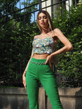 Pantalone a zampa verde - R.a. Boutique 