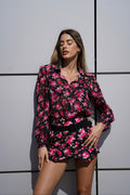 Completo camicia e short a fiori - R.a. Boutique 