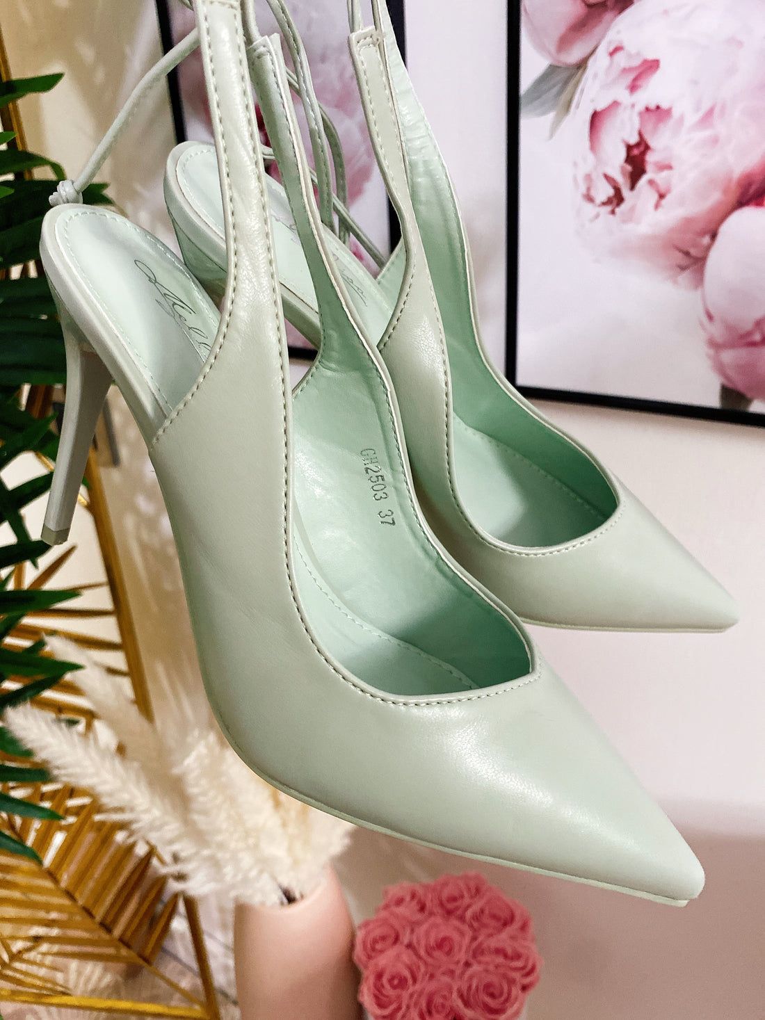 Tacco Verdeacqua con incrocio - R.a. Boutique 