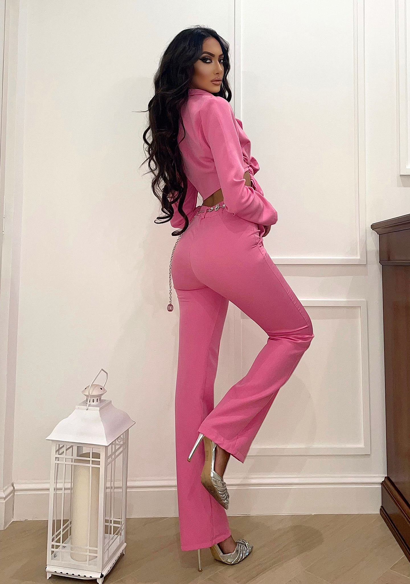 Completo top e pantalone Fuxia - R.a. Boutique 