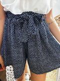 Short a pois con fiocco - R.a. Boutique 