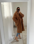 Cappotto Teddy Camel e pochette - R.a. Boutique 