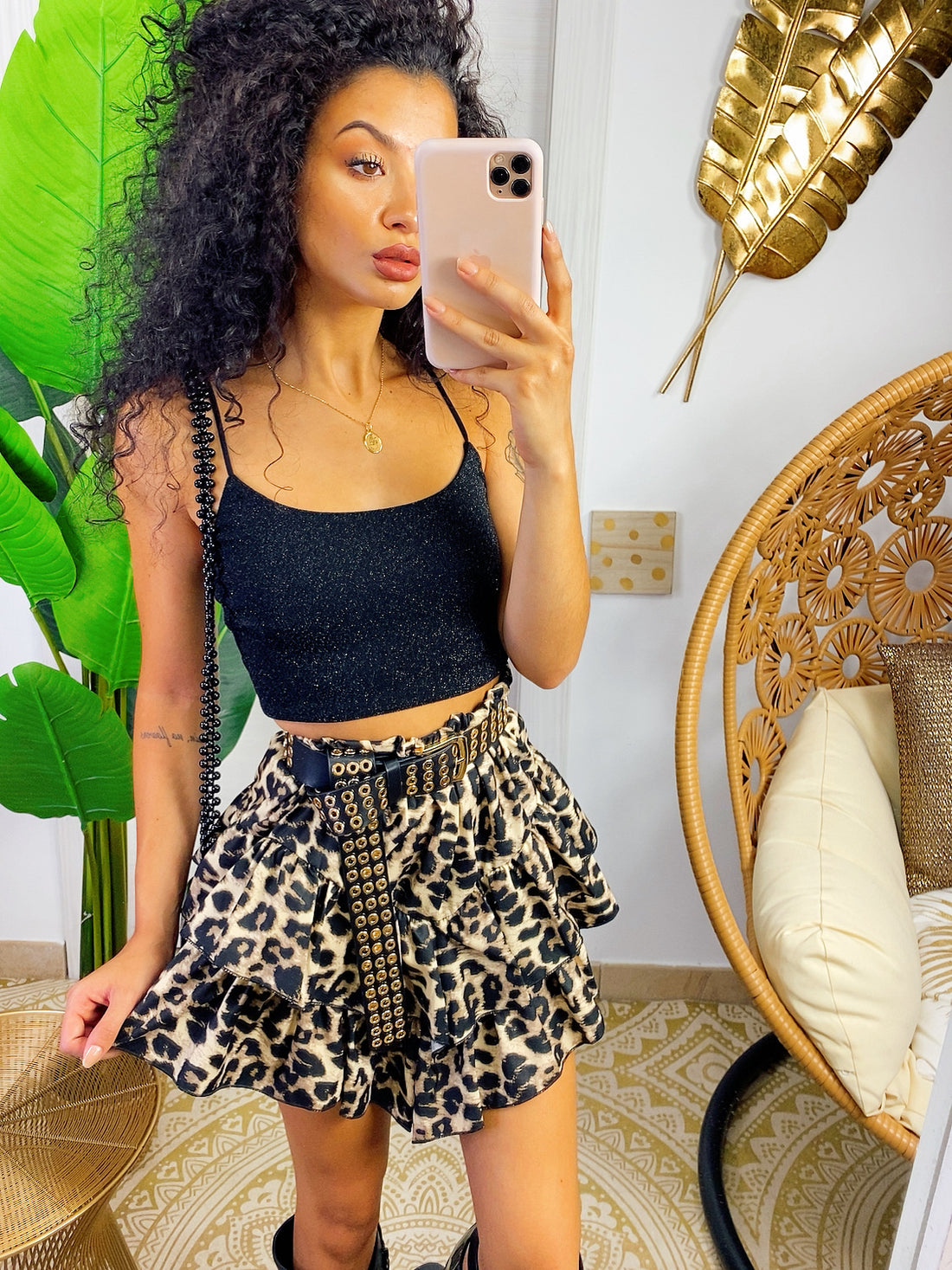 Gonna maculata asimmetrica - R.a. Boutique 