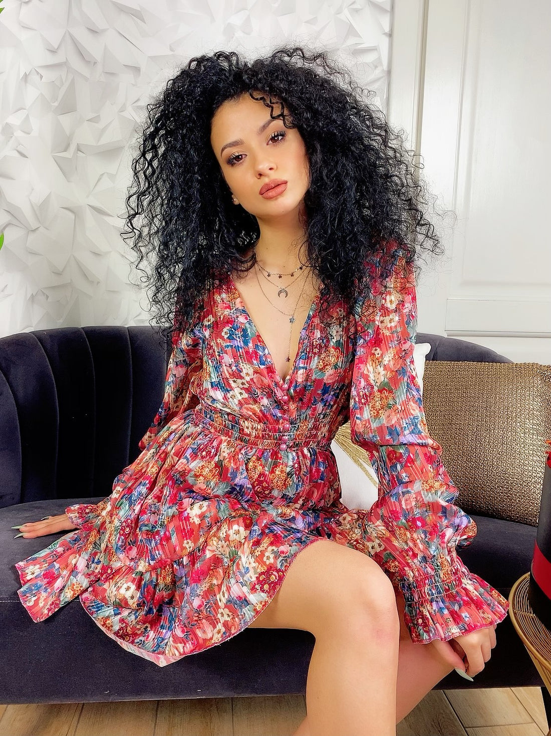 Abito glitter rosa - R.a. Boutique 