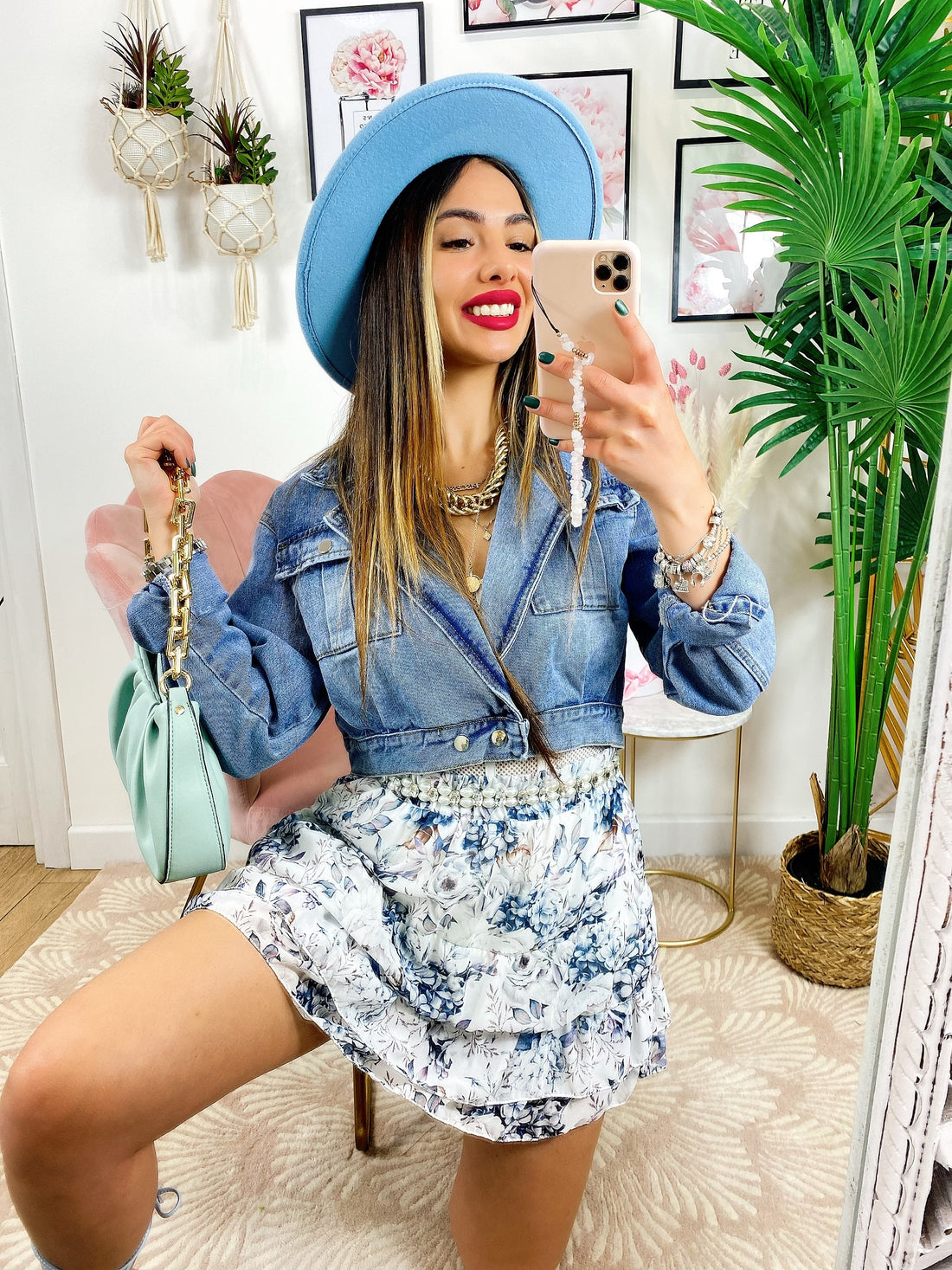 Giacca di jeans con Incrocio - R.a. Boutique 