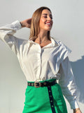 Camicia bianca con manica over - R.a. Boutique 