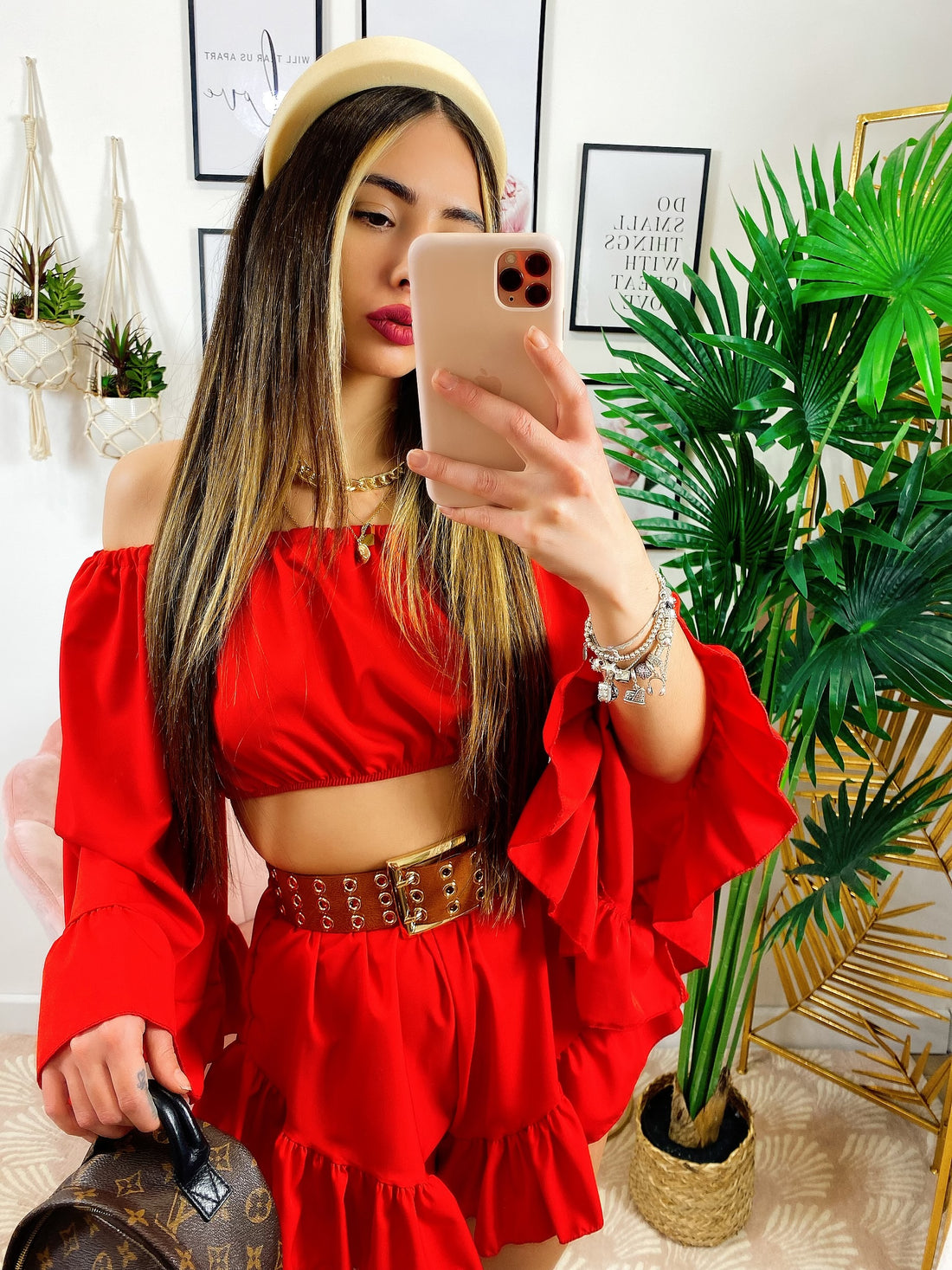 Cintura con occhielli larga - R.a. Boutique 