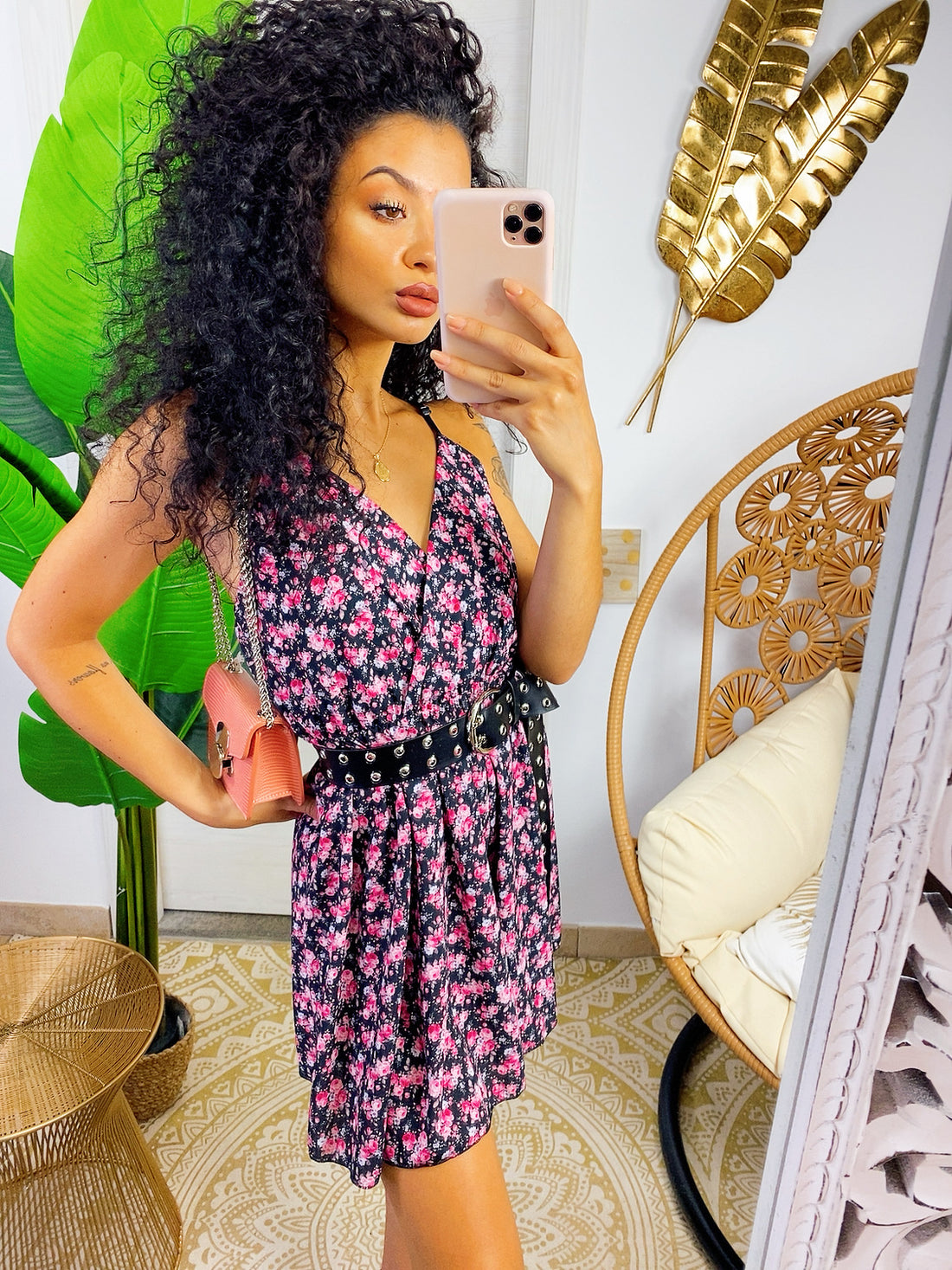 Cintura morbida con doppi occhielli argento - R.a. Boutique 