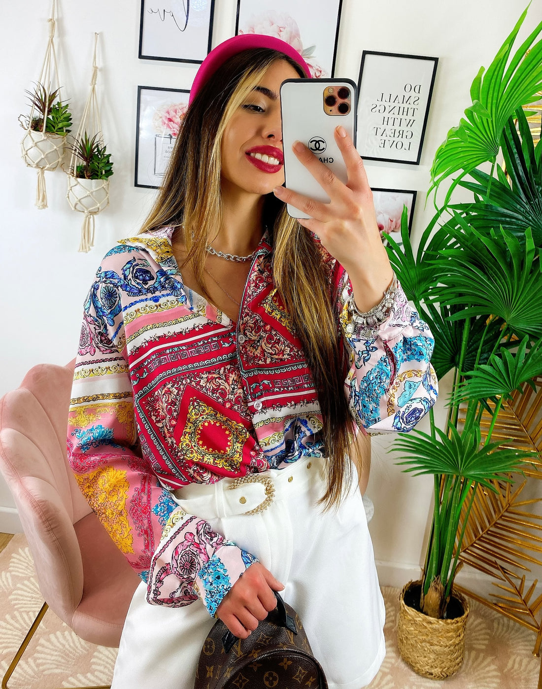 Camicia etnica sfumature Fucsia - R.a. Boutique 