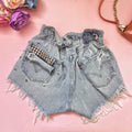 Levi’s Short Vintage con borchie e tasca piegata - R.a. Boutique 