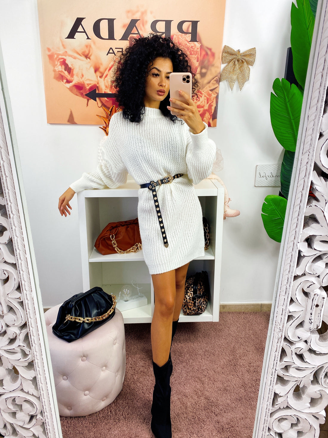 Abito in maglia Panna - R.a. Boutique 