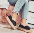 Espadrillas in eco-pelle nere - R.a. Boutique 