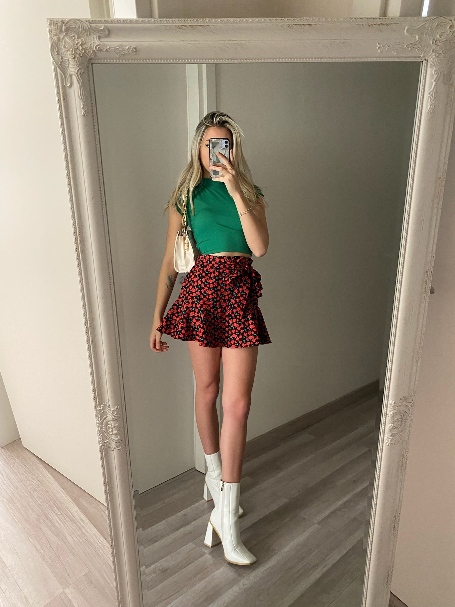 Top incrociato verde - R.a. Boutique 