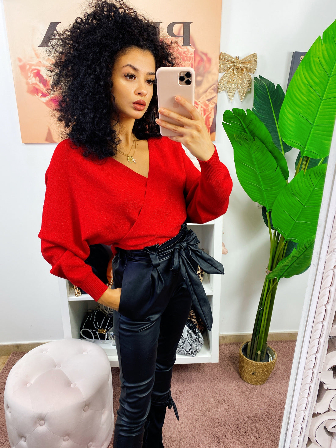 Maglioncino glitter con balza - R.a. Boutique 