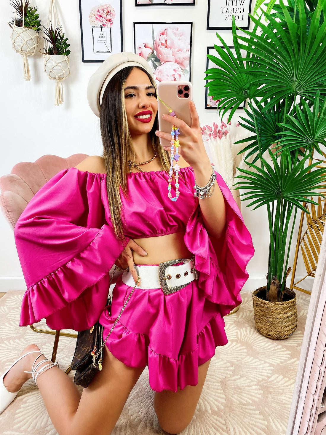 Completo due pezzi fucsia - R.a. Boutique 