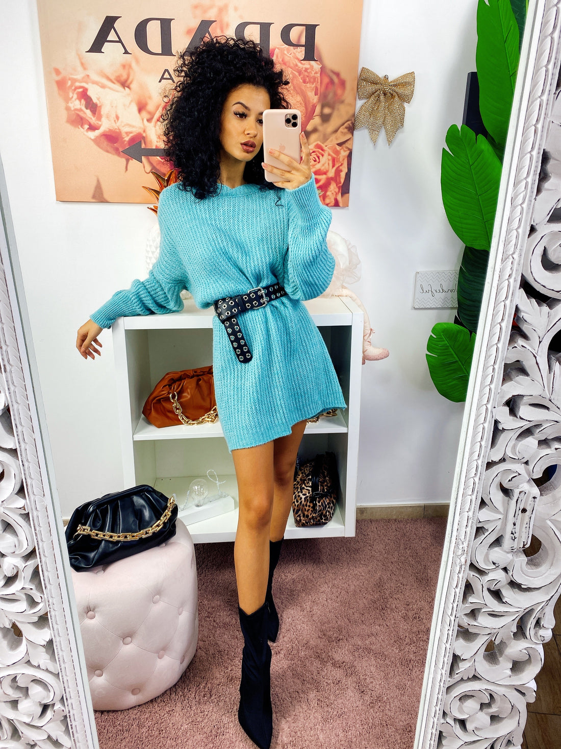 Abito in maglia Verde Acqua - R.a. Boutique 