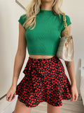Top incrociato verde - R.a. Boutique 