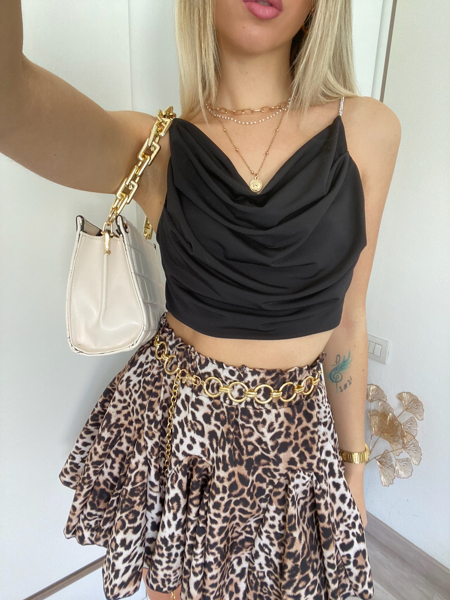 Gonna a ruota animalier - R.a. Boutique 