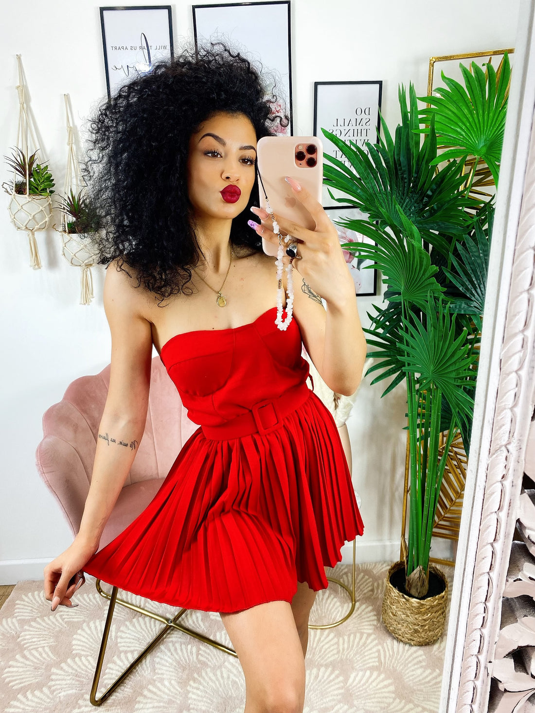 Tutina scollo a cuore rosso - R.a. Boutique 