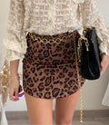 Gonna leopardata brown - R.a. Boutique 