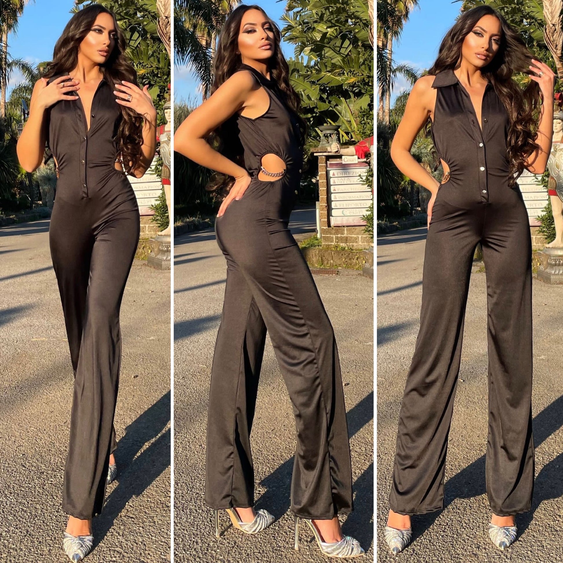 Tuta a camicetta con catena - R.a. Boutique 