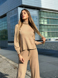 Completo Maglia e pantalone quality Camel - R.a. Boutique 