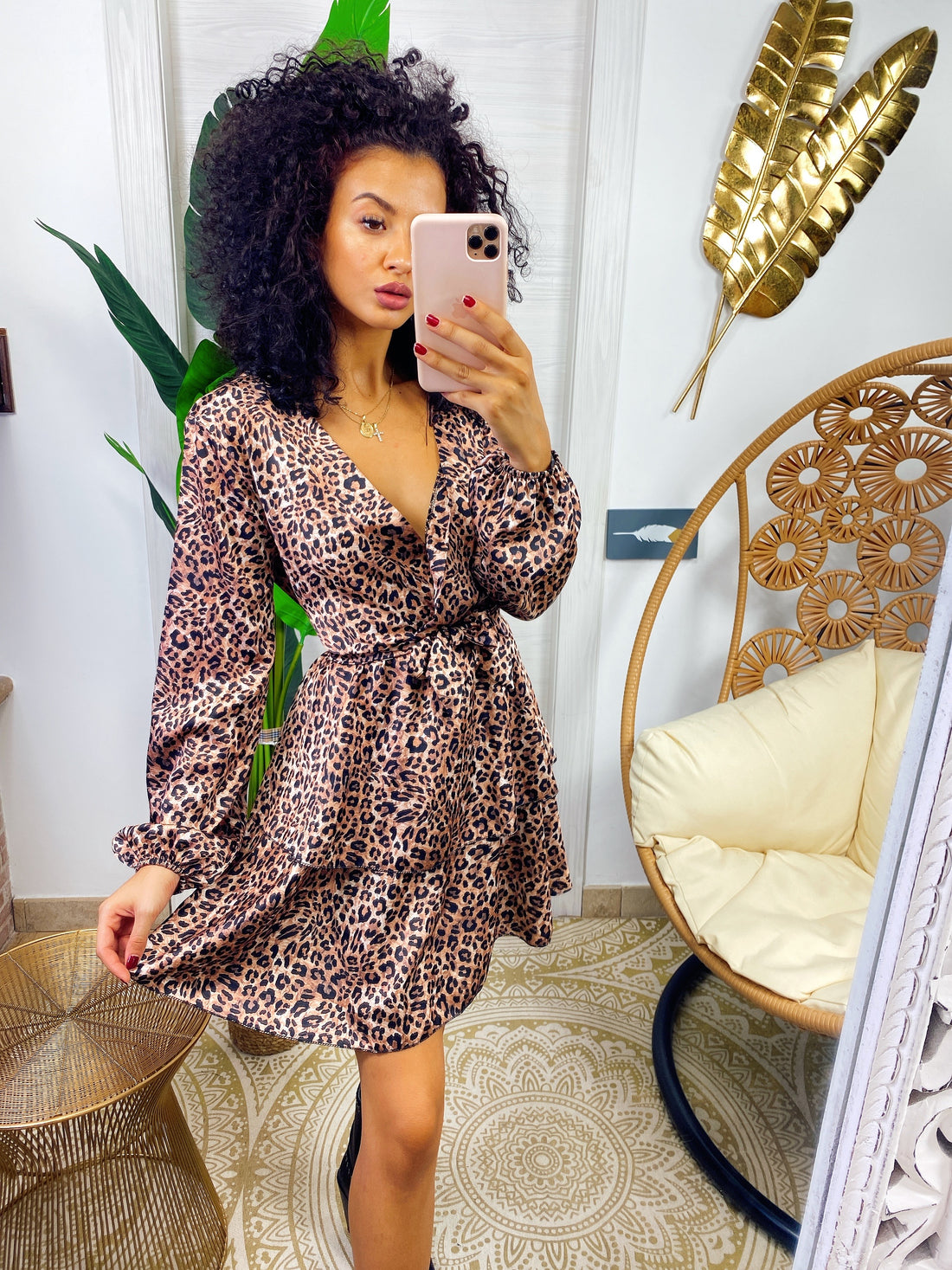 Abito a balze Maculato - R.a. Boutique 