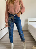 Jeans con borchie - R.a. Boutique 