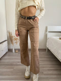 Jeans cargo Camel con tasche - R.a. Boutique 